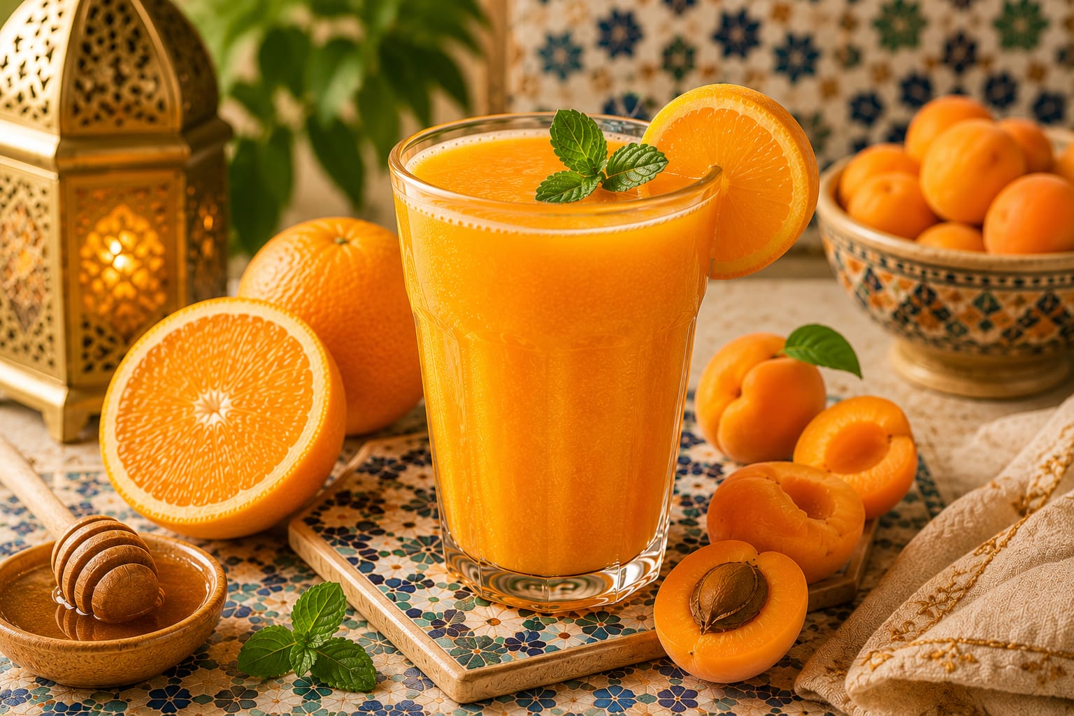 Orange and apricot juice recipe