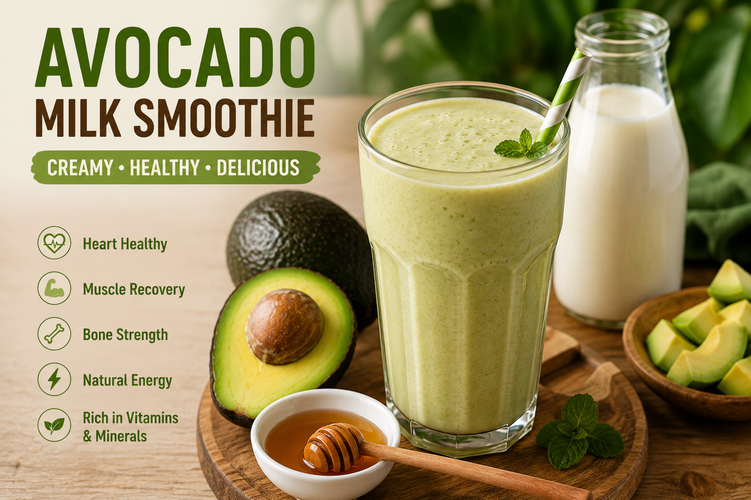 Avocado Milk Smoothie
