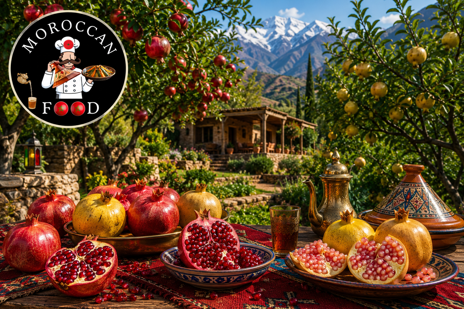 Pomegranate in Morocco