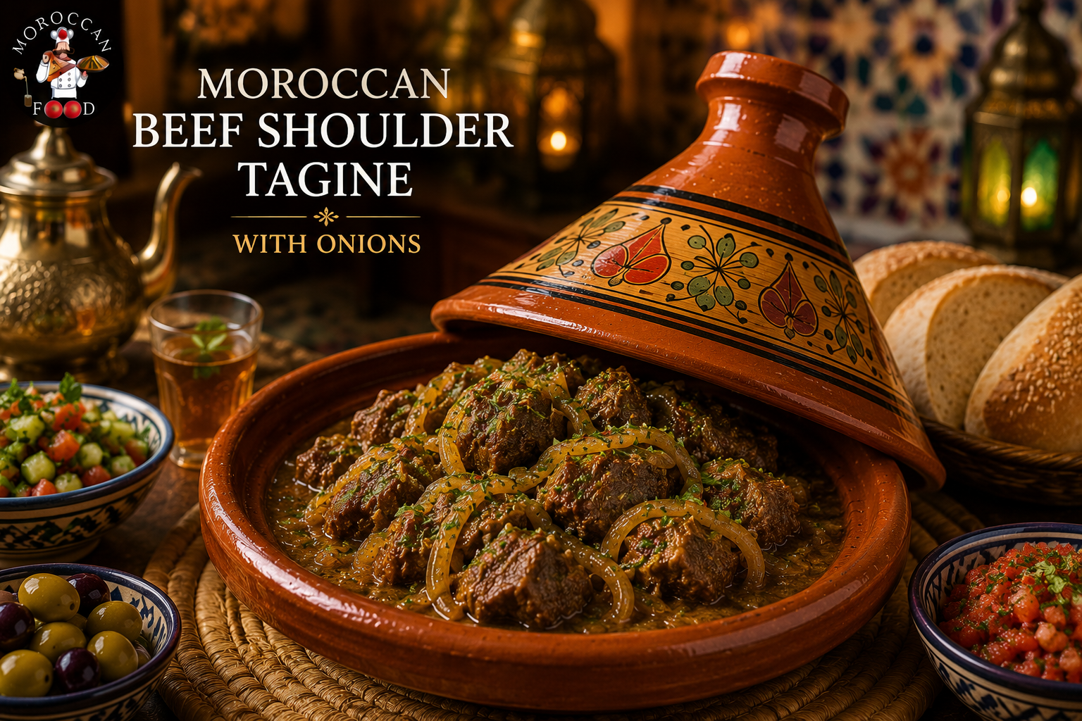 Lamb shoulder and onion tagine recipe
