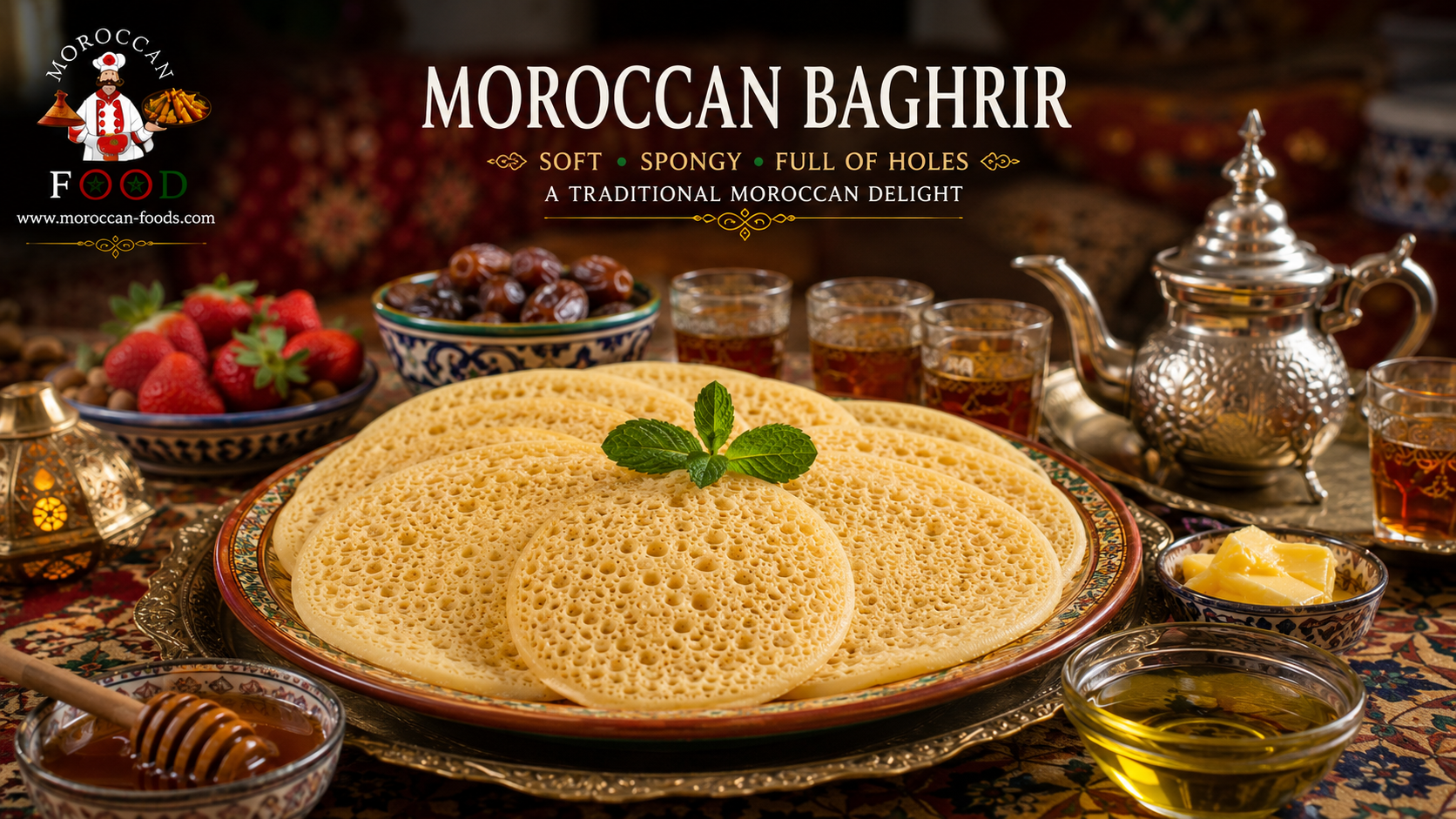 Moroccan Baghrir (Beghrir) – Authentic Pancakes