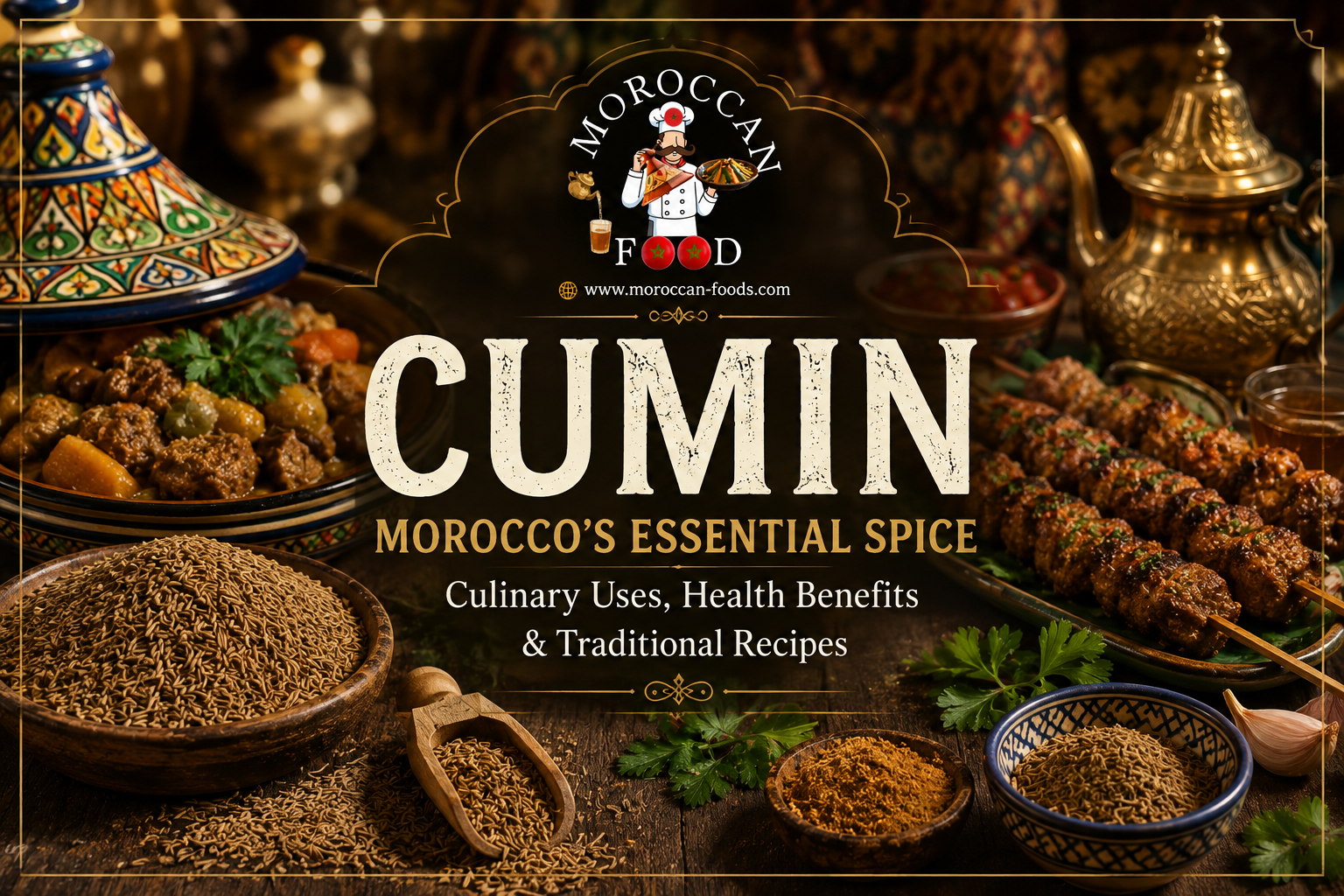 Cumin: Morocco's Golden Spice – Uses in Moroccan Cuisine, Health Benefits, and Culinary Traditions
