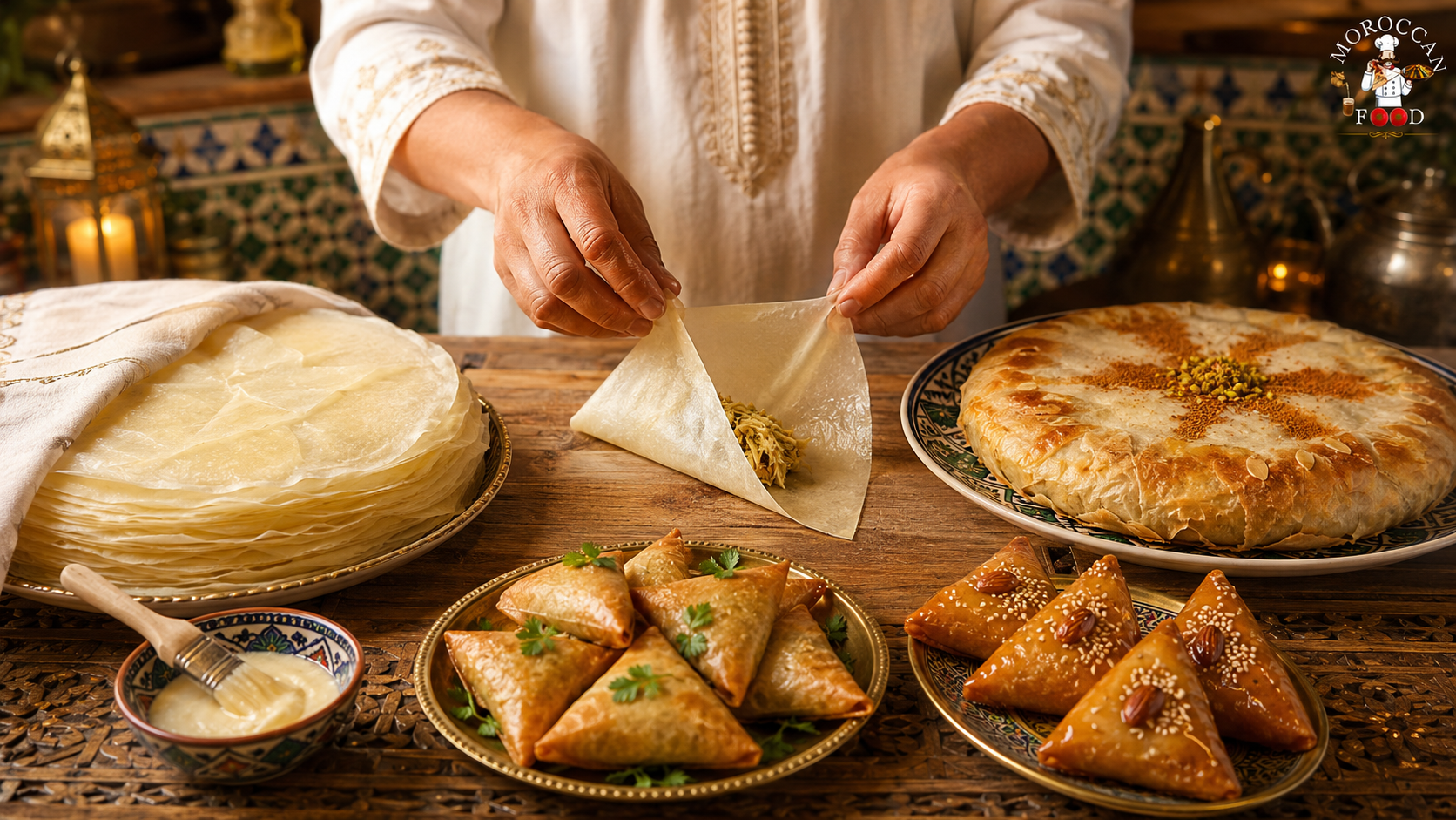 Moroccan Warqa Pastry: How to Make, Store, and Fold It for Pastilla and Briouats