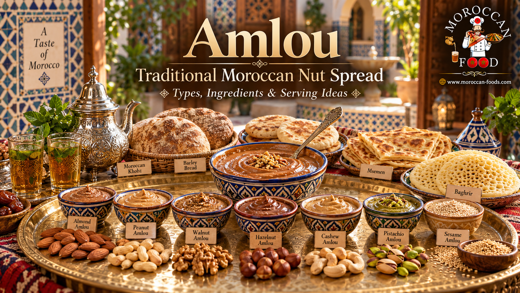 Amlou: The Traditional Moroccan Nut Spread, Its Types, Ingredients & How to Make It